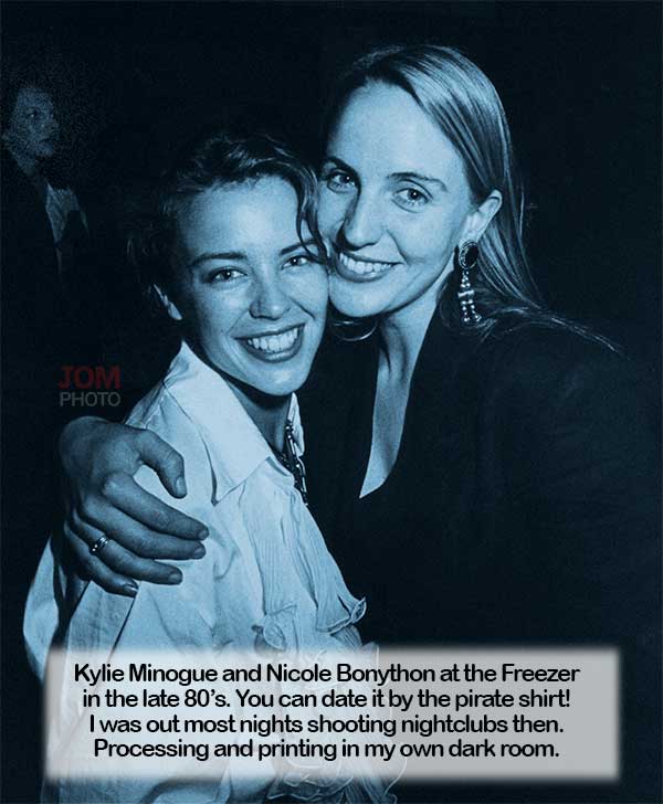 Kylie Minogue and Nicole Bonython at the Freezer
in the late 80’s.